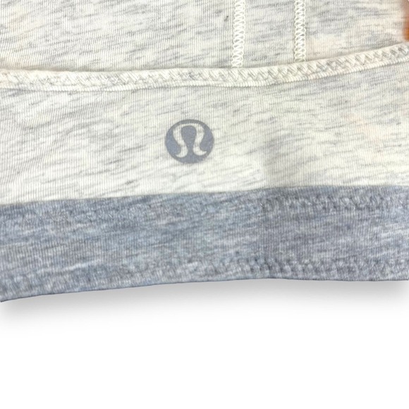 lululemon bra womens 4 hot pink gray strapy yoga sports bra - Picture 6 of 13